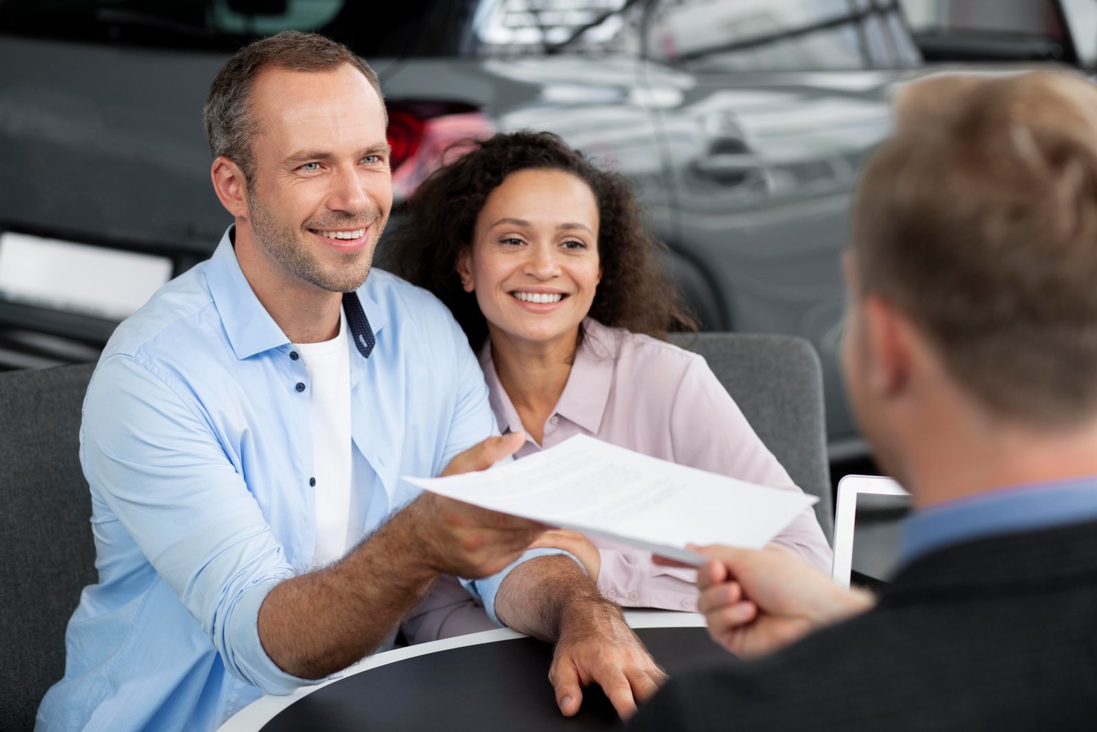 A couple receiving personal healthcare guidance